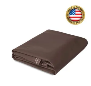 18 oz. Super Vinyl Tarp - Brown - 20' x 30'