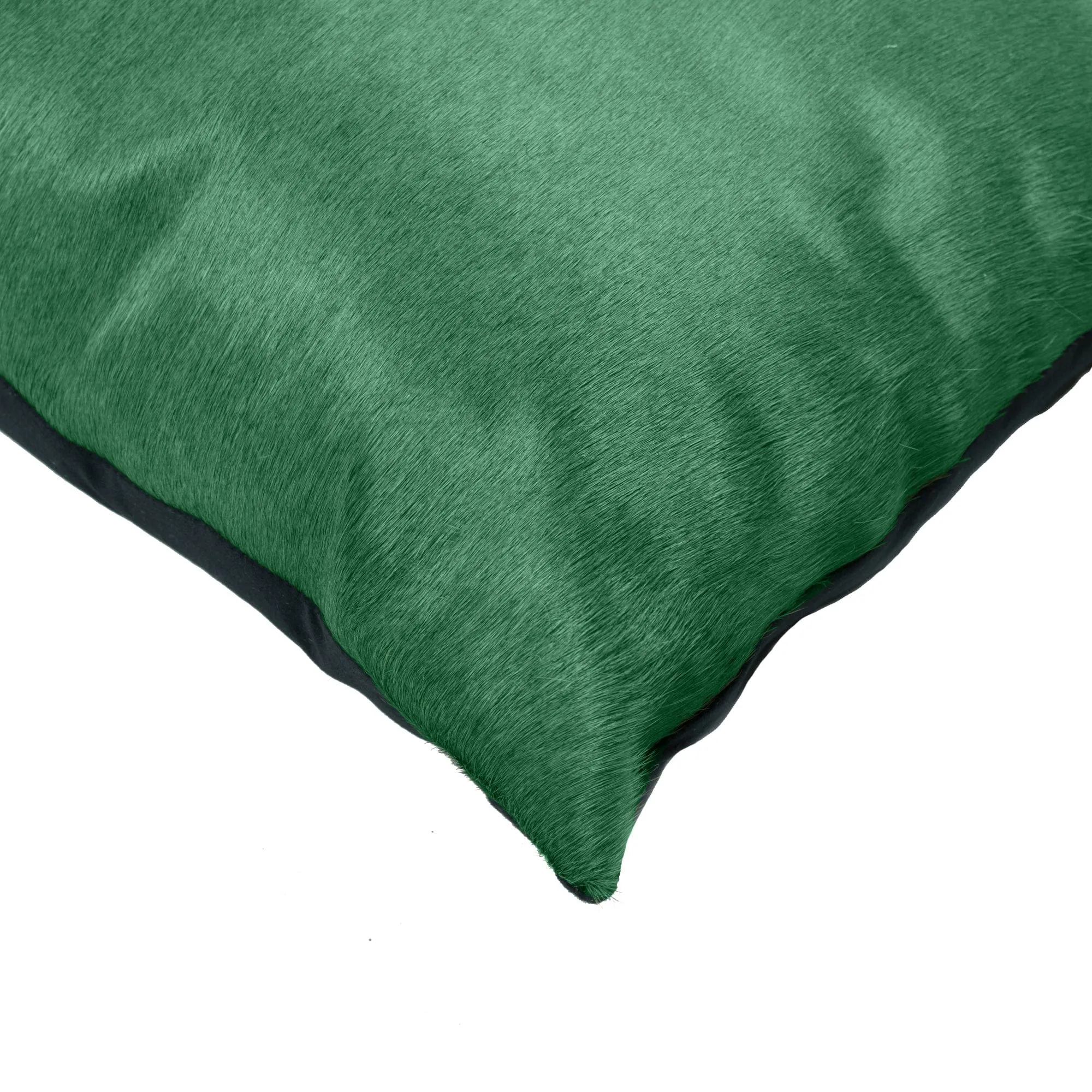 18" Verde Cowhide Throw Pillow