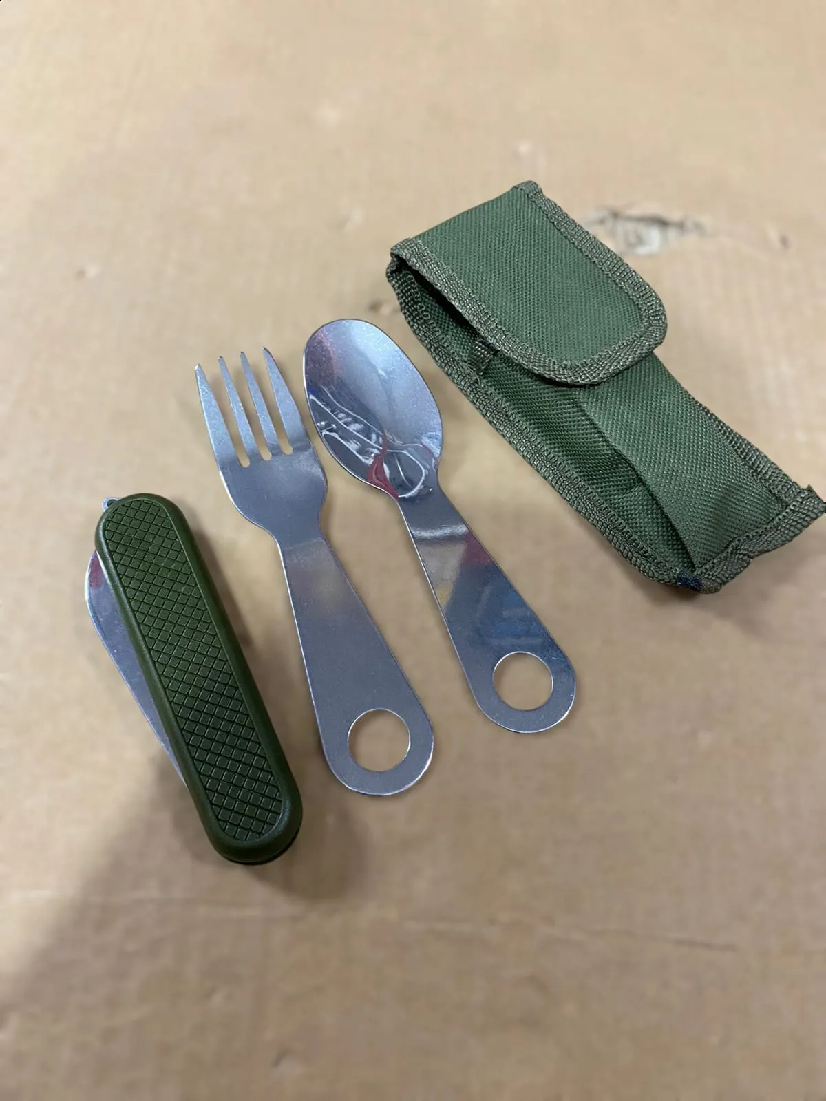 3 Pcs Camping Spoons Set