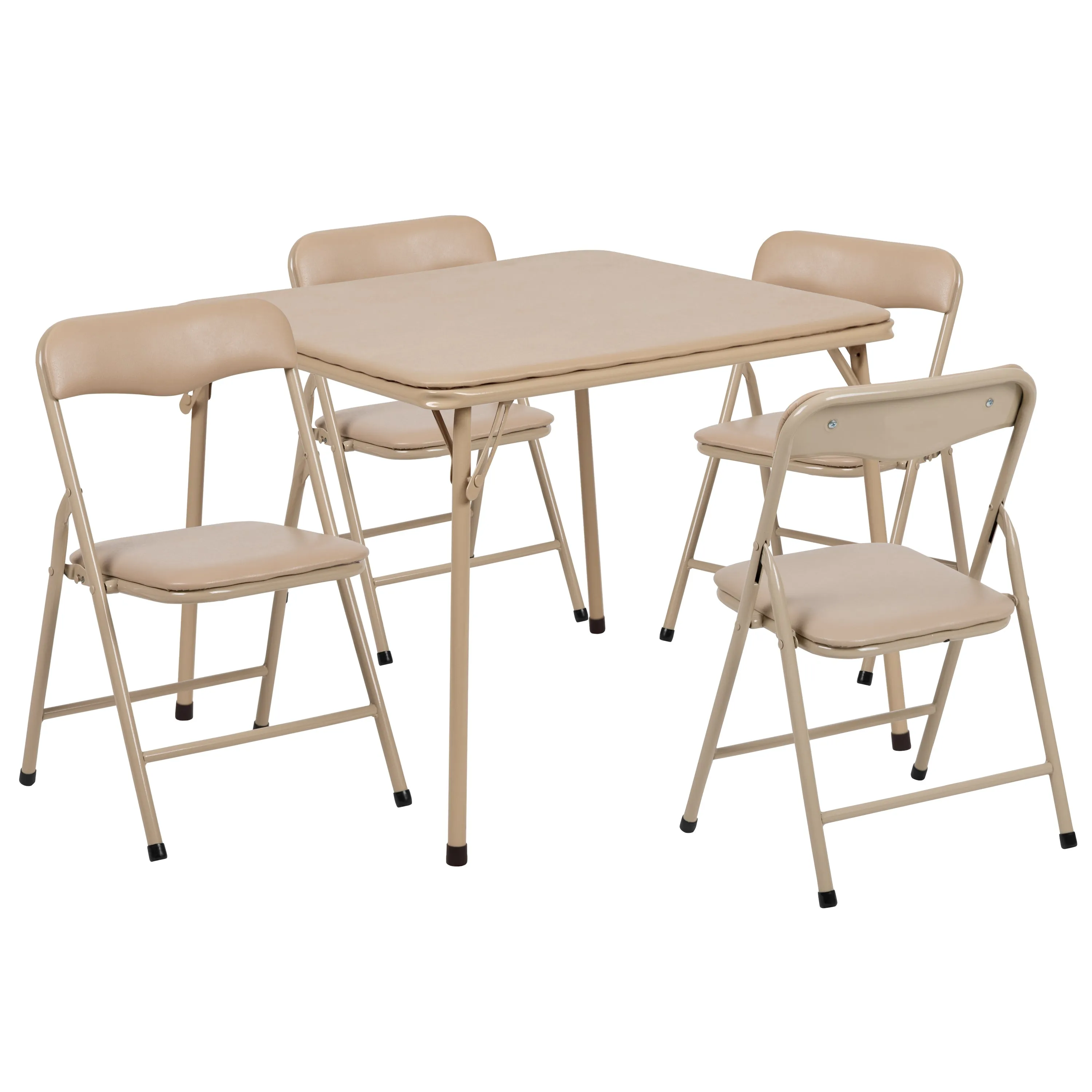 5 PC Kids Folding Table Set JB-9-KID-TN-GG