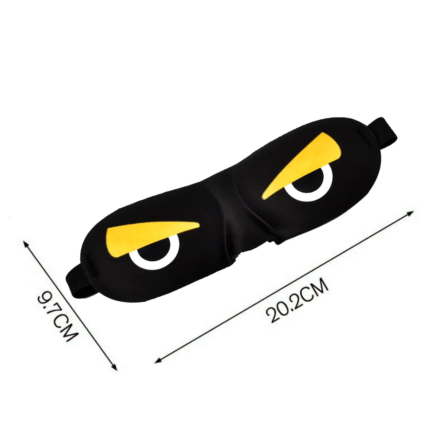 7360  Blind Sleeping Eye Mask Slip Night Sleep Eye black 3D Cotton Cover Super Soft & Smooth Travel Masks for Men Women Girls Boys Kids