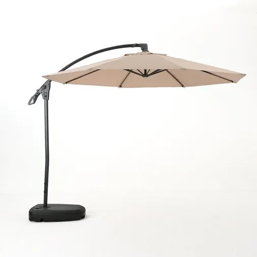 9.5' Cantilever Patio Umbrella with Water Base