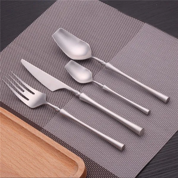 A Gold Dinnerware Of Stainless Steel Cutlery Set With Forks Knives Spoons For A Christmas Gift