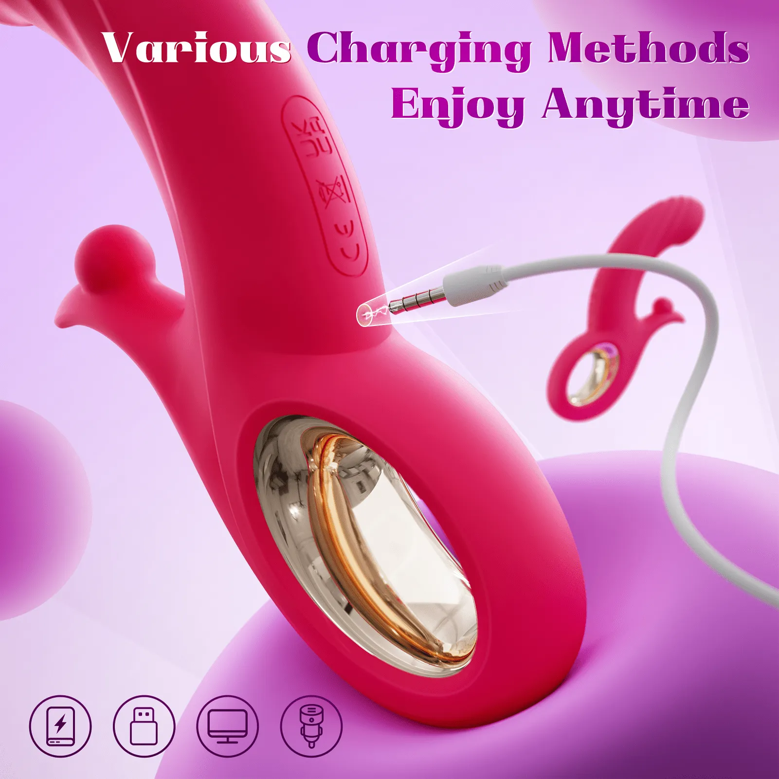 Calv - High Frequency Vibration ball and Smart Heating Vibrator