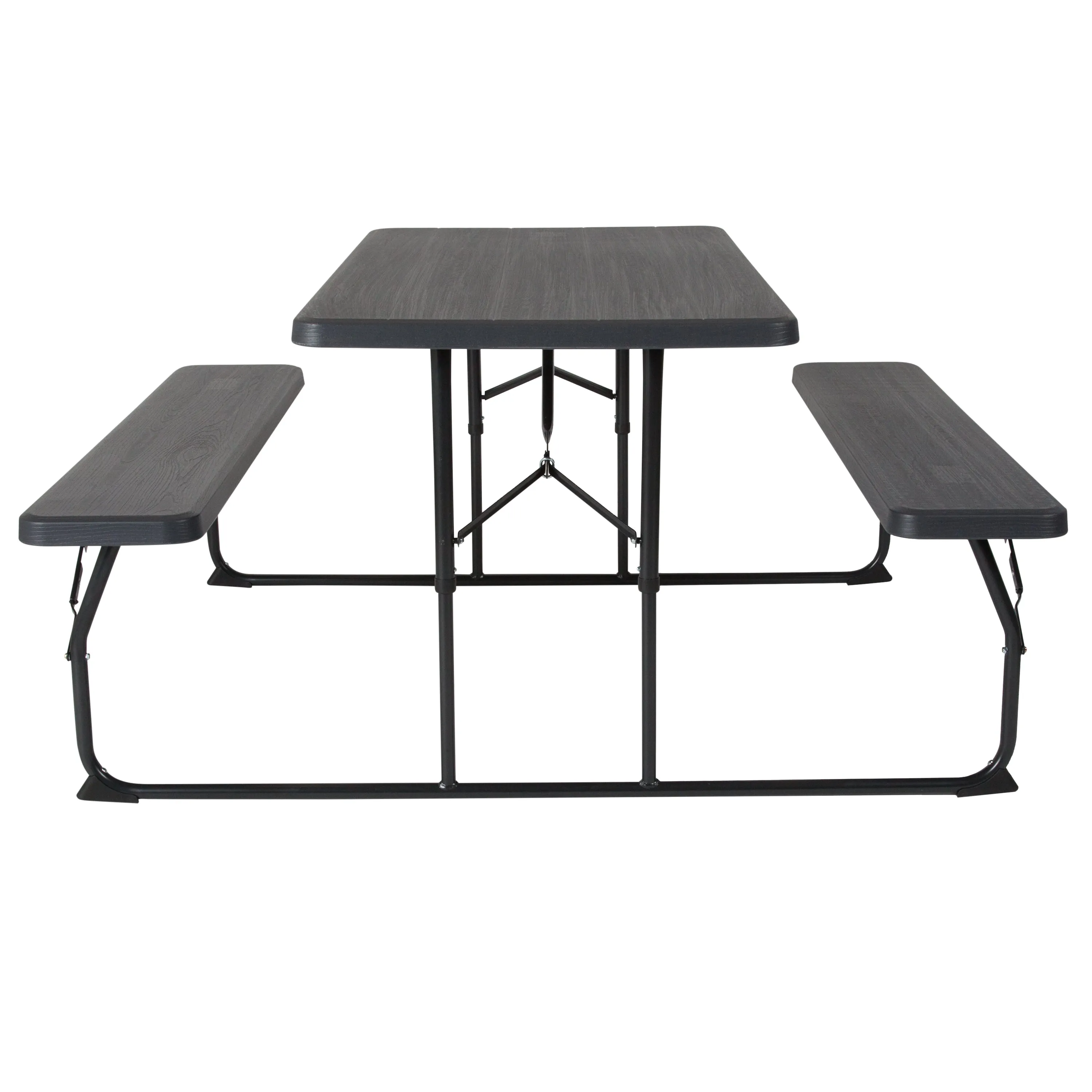 Charcoal Picnic Table/Bench RB-EBB-1470FD-GG