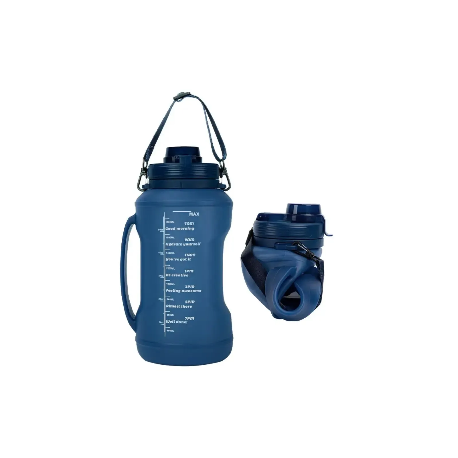 Collapsible Large Capacity Travel Water Bottle 67oz