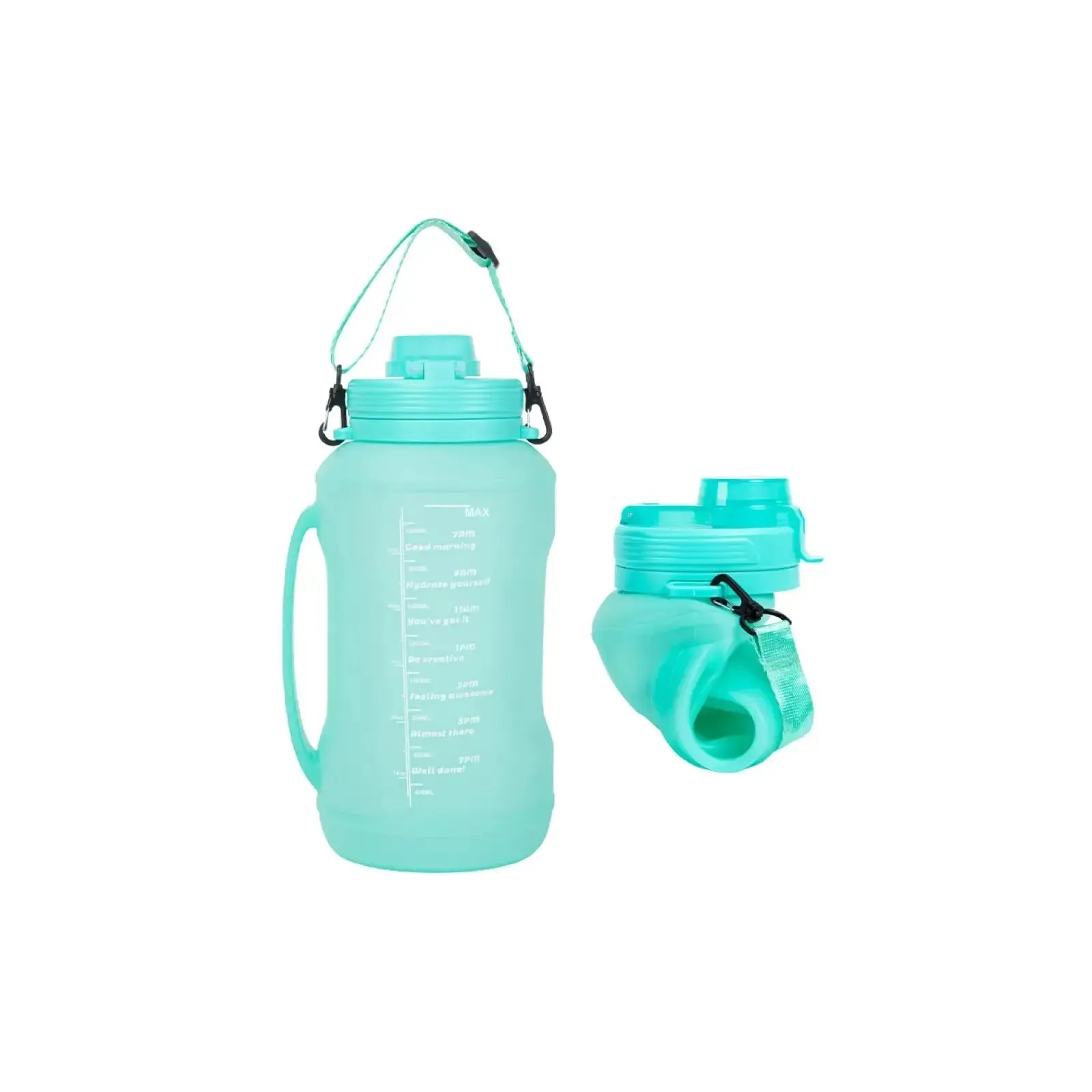 Collapsible Large Capacity Travel Water Bottle 67oz