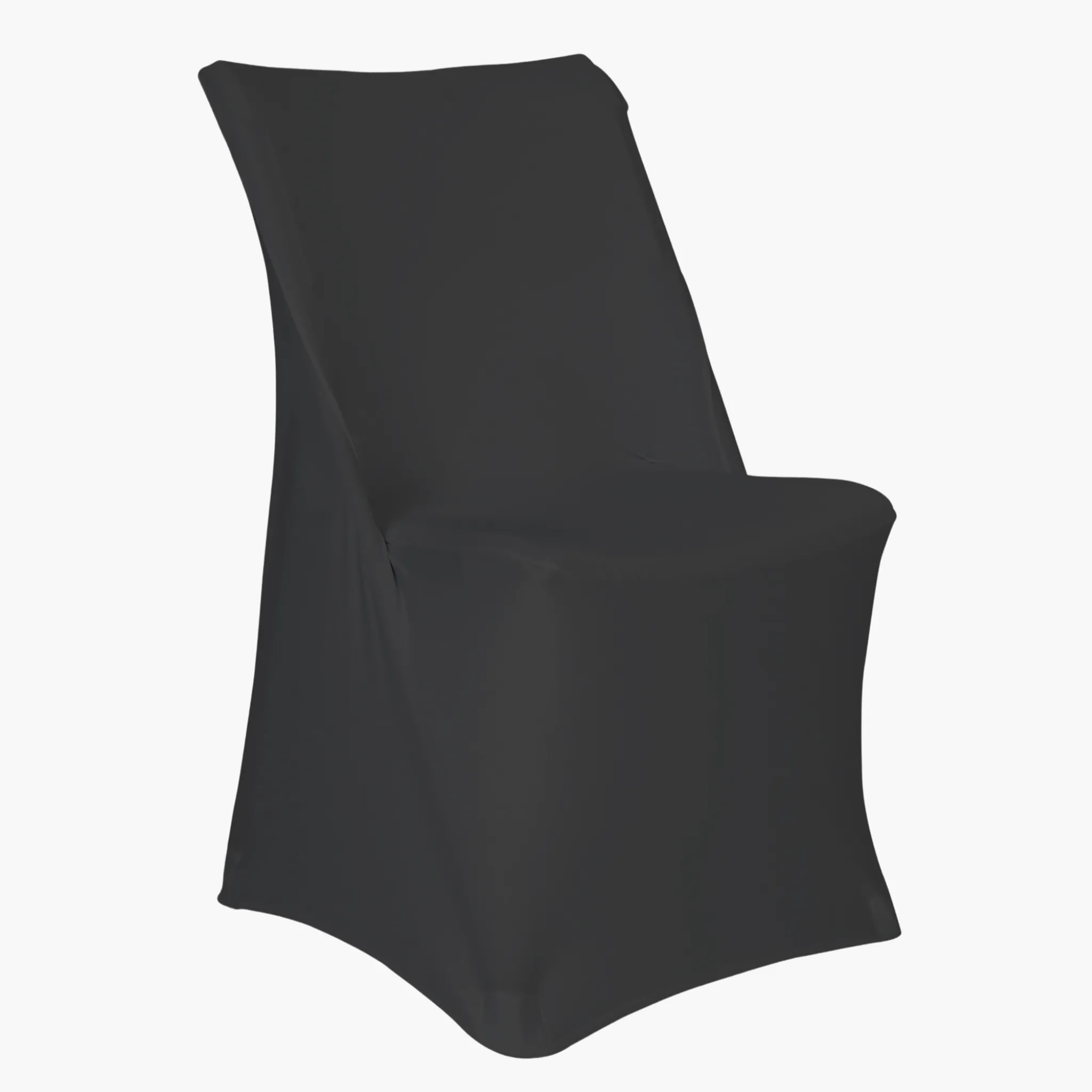 Contemporary Lifetime Spandex Folding Chair Cover - Black