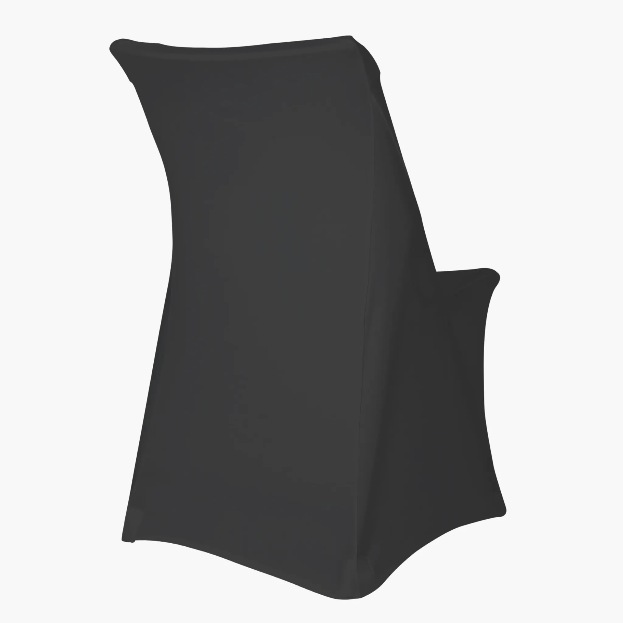 Contemporary Lifetime Spandex Folding Chair Cover - Black