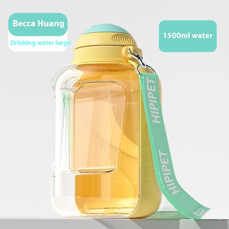 Dog Large Capacity Pet Outing Drinking Water Bottle