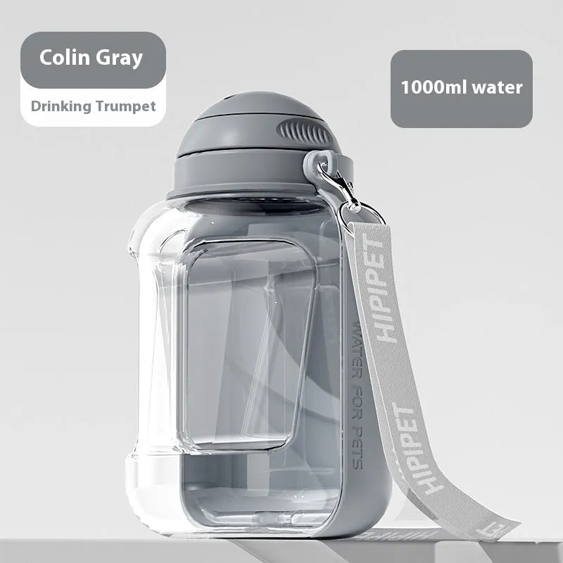 Dog Large Capacity Pet Outing Drinking Water Bottle