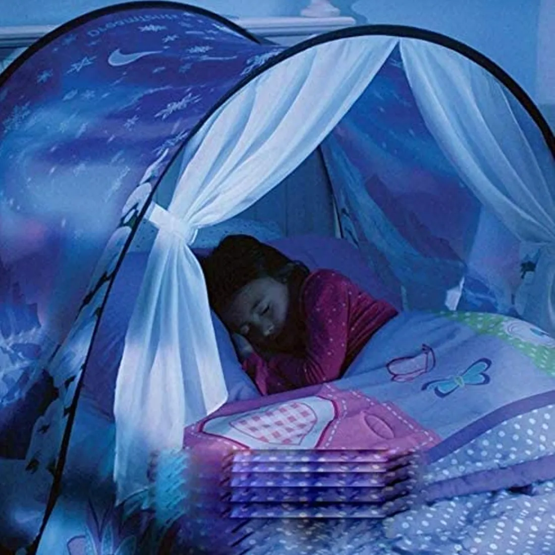 Dreamtents Fun Pop Up Tent - Undersea World - Twin (w/ Light) 2 Pk