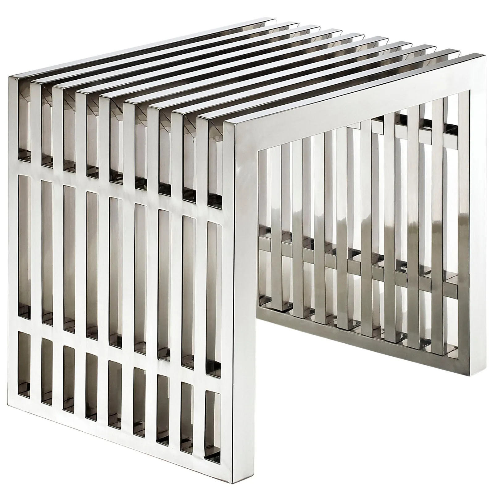 Durable Gridiron Large  Stainless Steel - Fancy Benches For Living Room