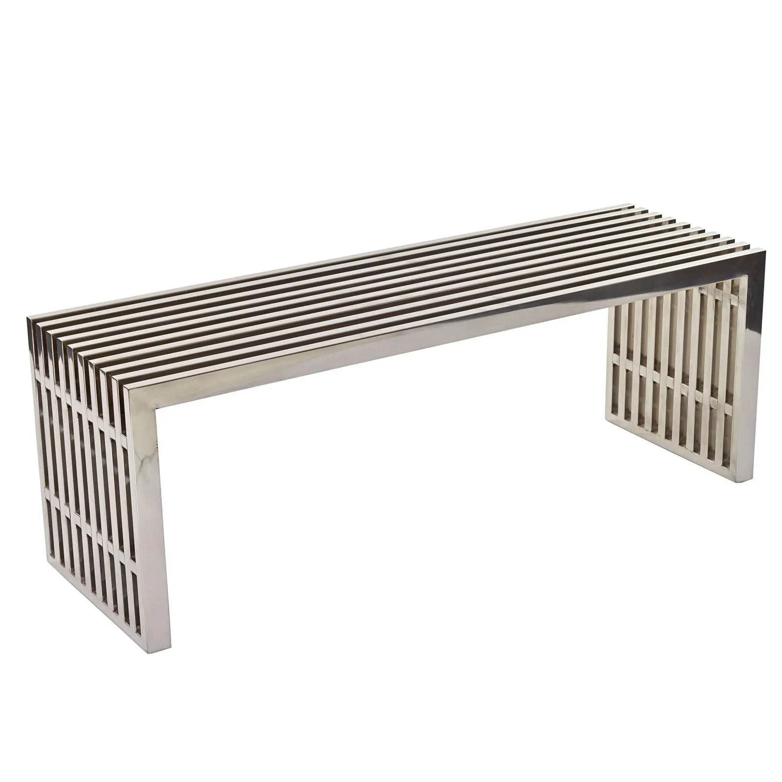 Durable Gridiron Large  Stainless Steel - Fancy Benches For Living Room