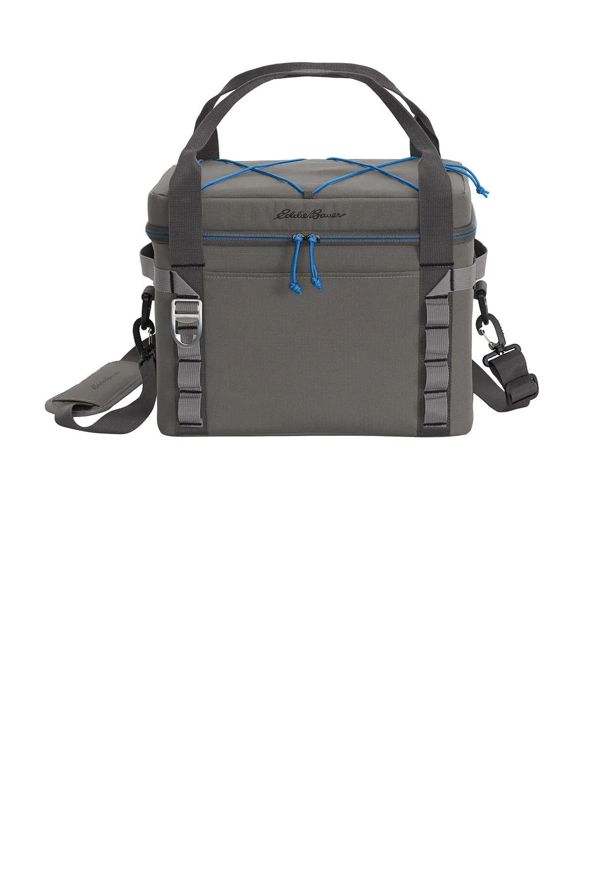 Eddie Bauer Max Cool 24-Can Customized Coolers, Metal Grey/Expedition Blue