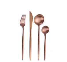 Elegant Portuguese Anti Corrosion Stainless Steel Tableware Set