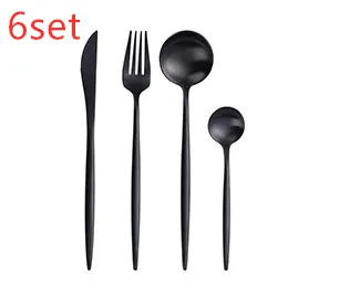 Elegant Portuguese Anti Corrosion Stainless Steel Tableware Set