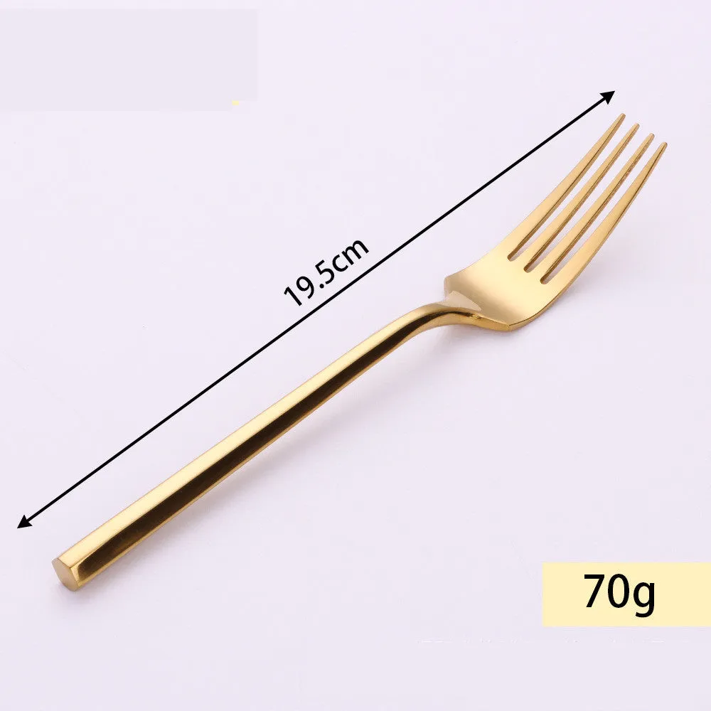 Elegant Stainless Steel Knife, Fork And Spoon Single or Set