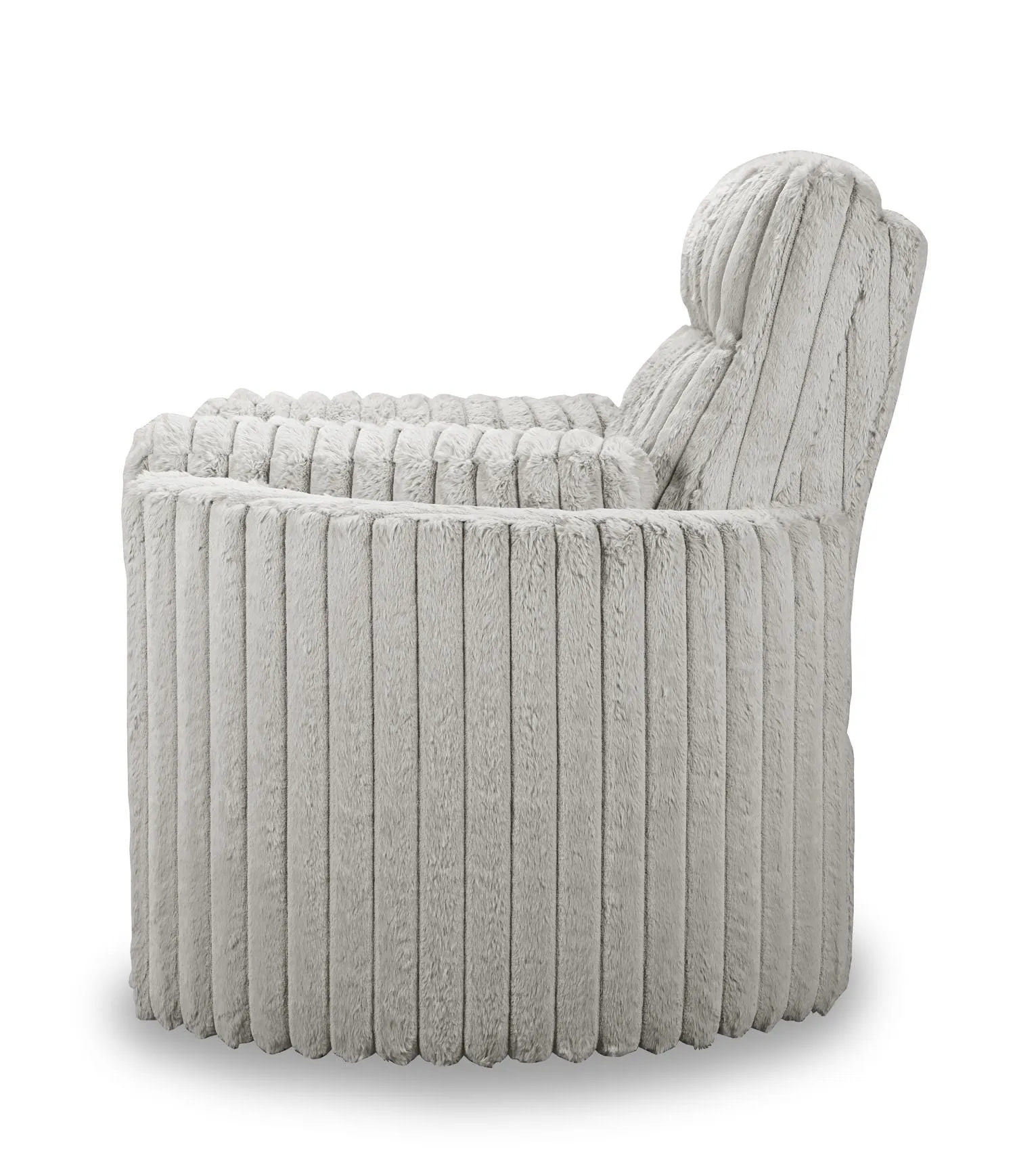 Embrace - Swivel Accent Chair - Light Gray