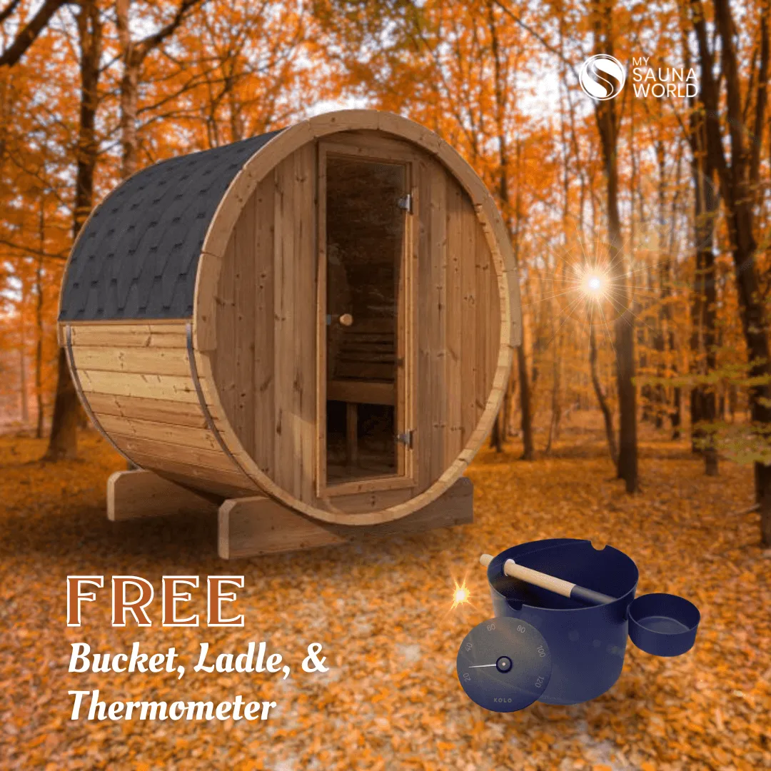 Forever Saunas Thermally Treated 2-Person Sauna - Ready to Ship!