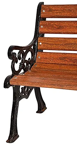 FurniFuture Relaxim Heavy Duty Outdoor Garden FRP Seating Bench (5 Feet Long, 3 Seater)