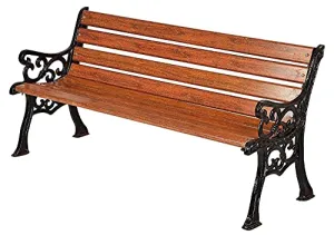 FurniFuture Relaxim Heavy Duty Outdoor Garden FRP Seating Bench (5 Feet Long, 3 Seater)