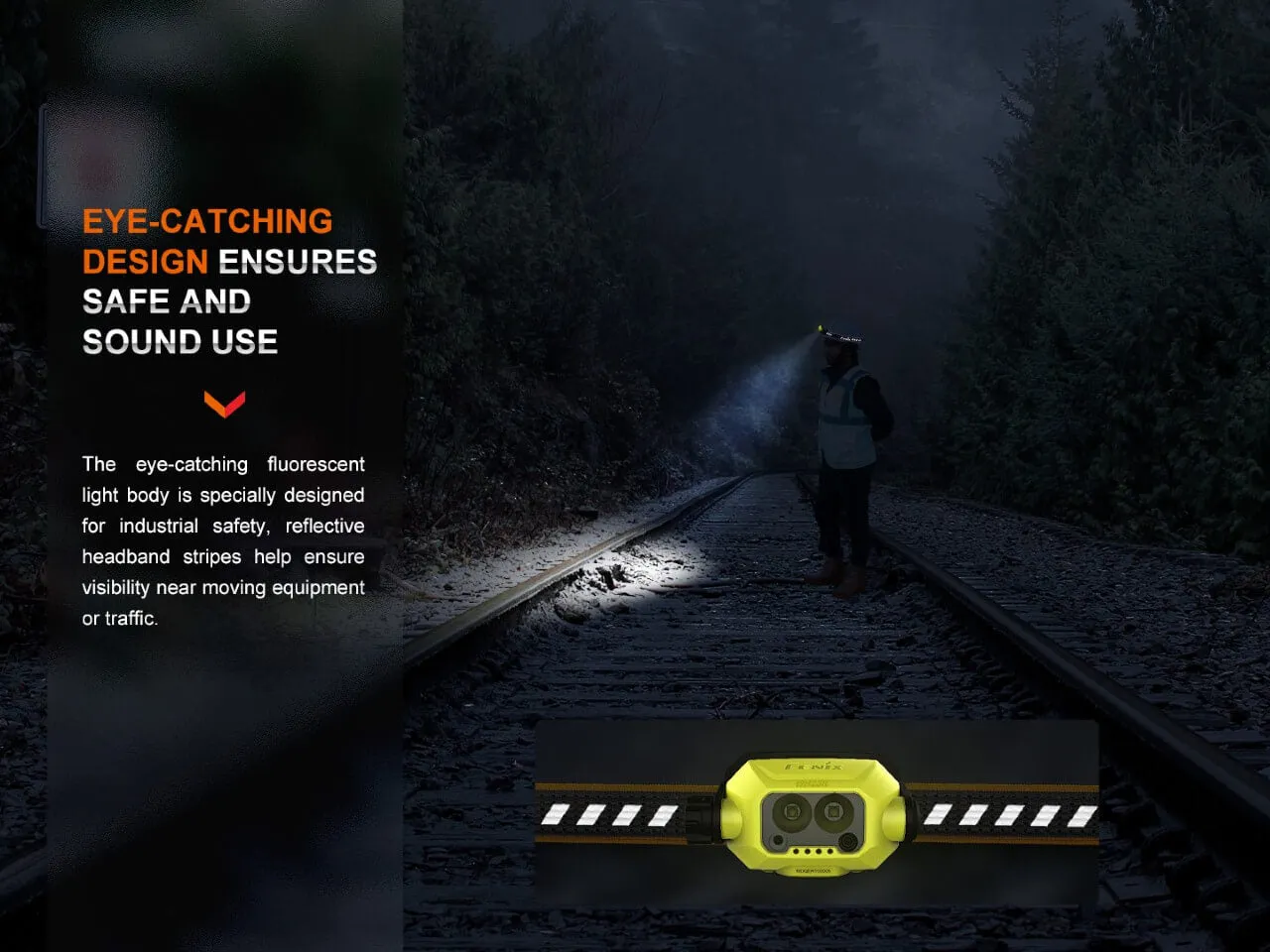 Gesture Sensing Industrial LED Headlamp - WH23R