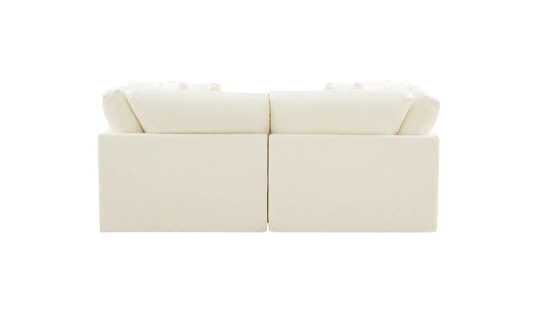 Get Together™ 3-Piece Modular Sectional, Large, Cream Linen