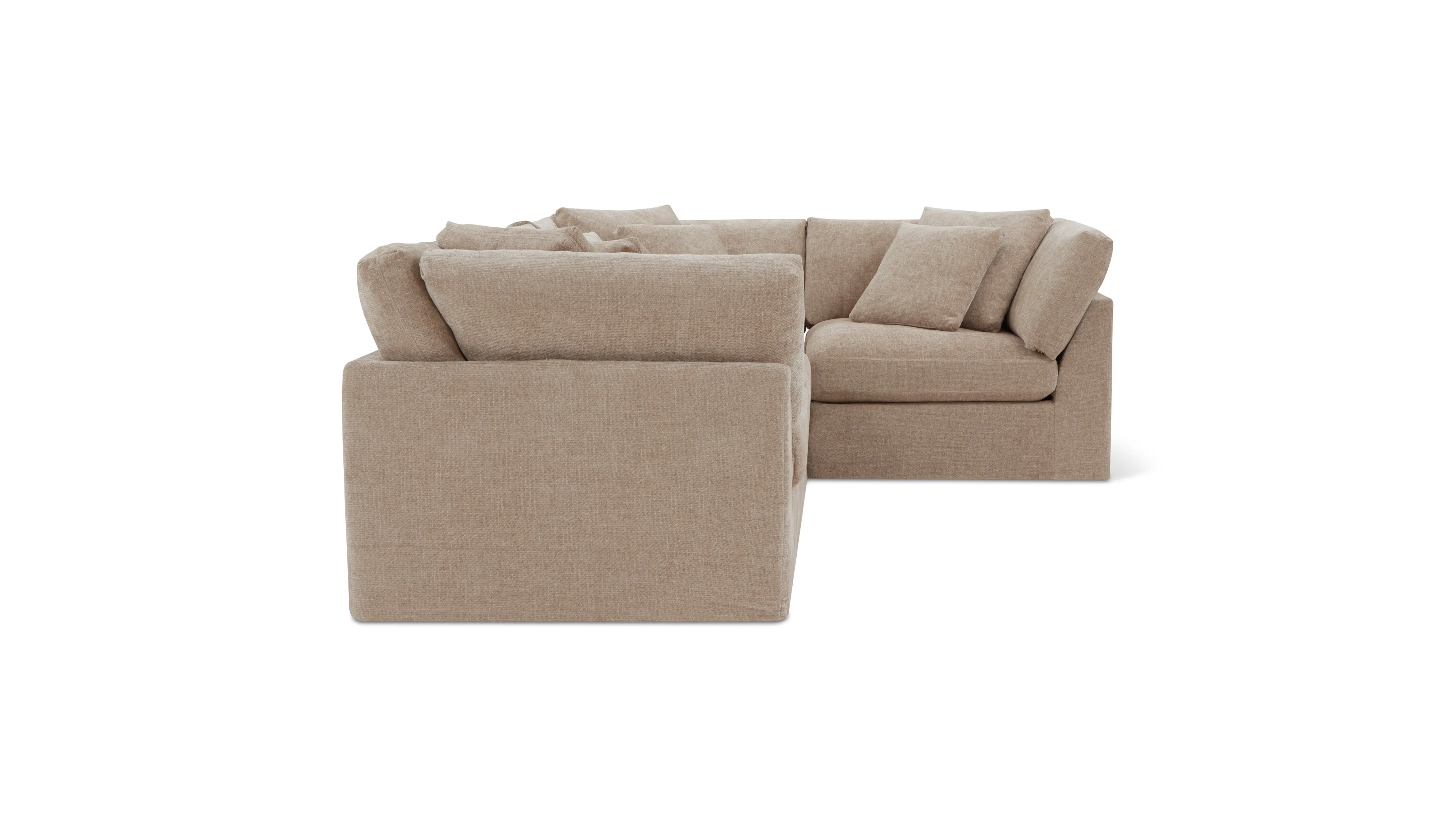 Get Together™ 4-Piece Modular Sectional Closed, Large, Champagne