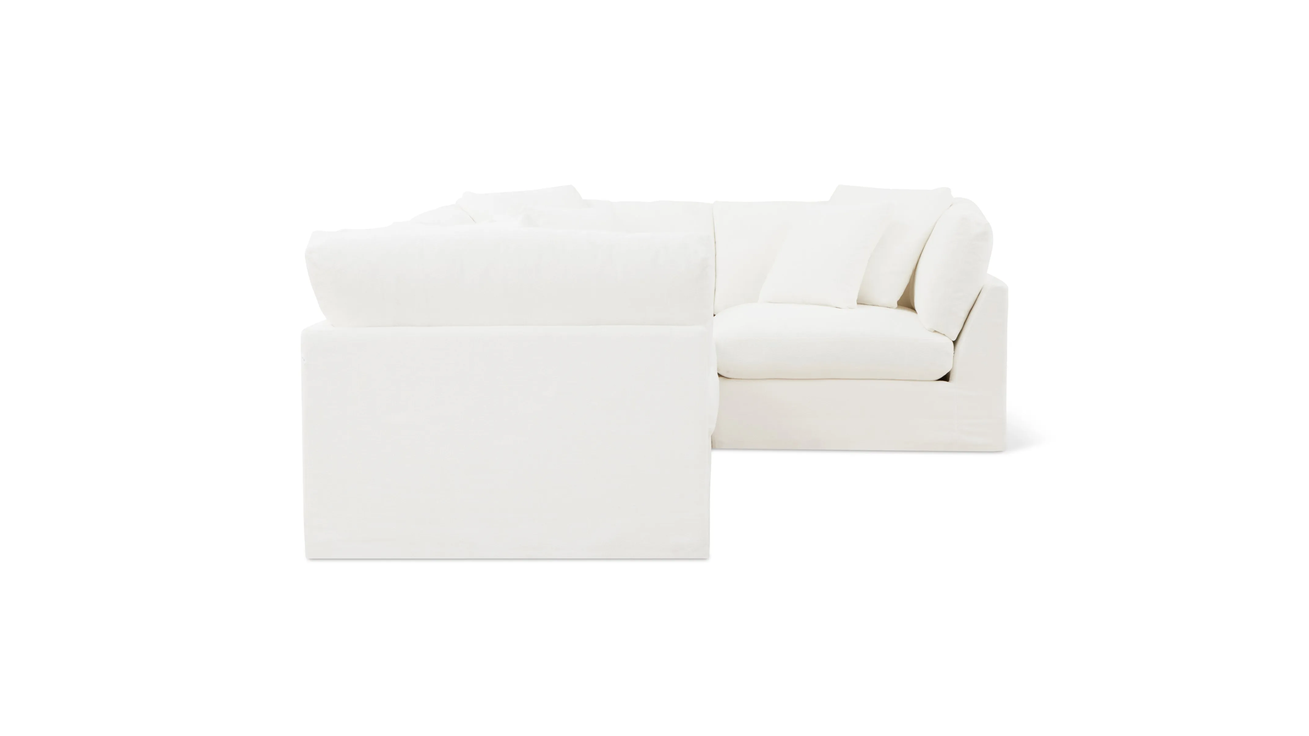 Get Together™ 4-Piece Modular Sectional Closed, Large, Sea Salt