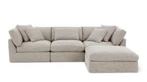 Get Together™ 4-Piece Modular Sectional, Large, Oatmeal