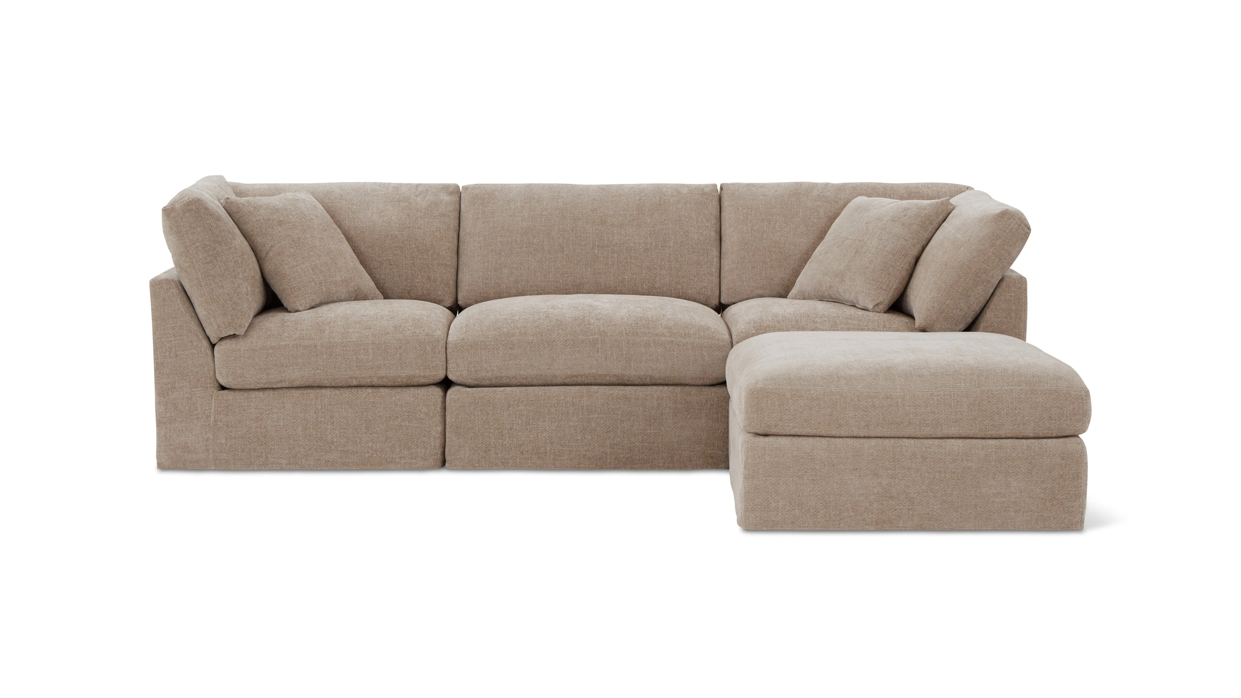 Get Together™ 4-Piece Modular Sectional, Standard, Champagne