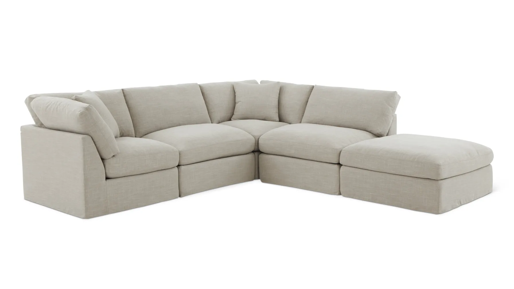 Get Together™ 5-Piece Modular Sectional, Standard, Light Pebble