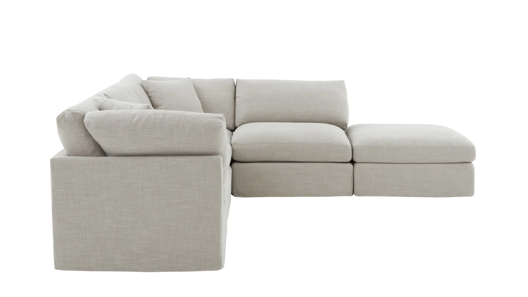 Get Together™ 5-Piece Modular Sectional, Standard, Light Pebble