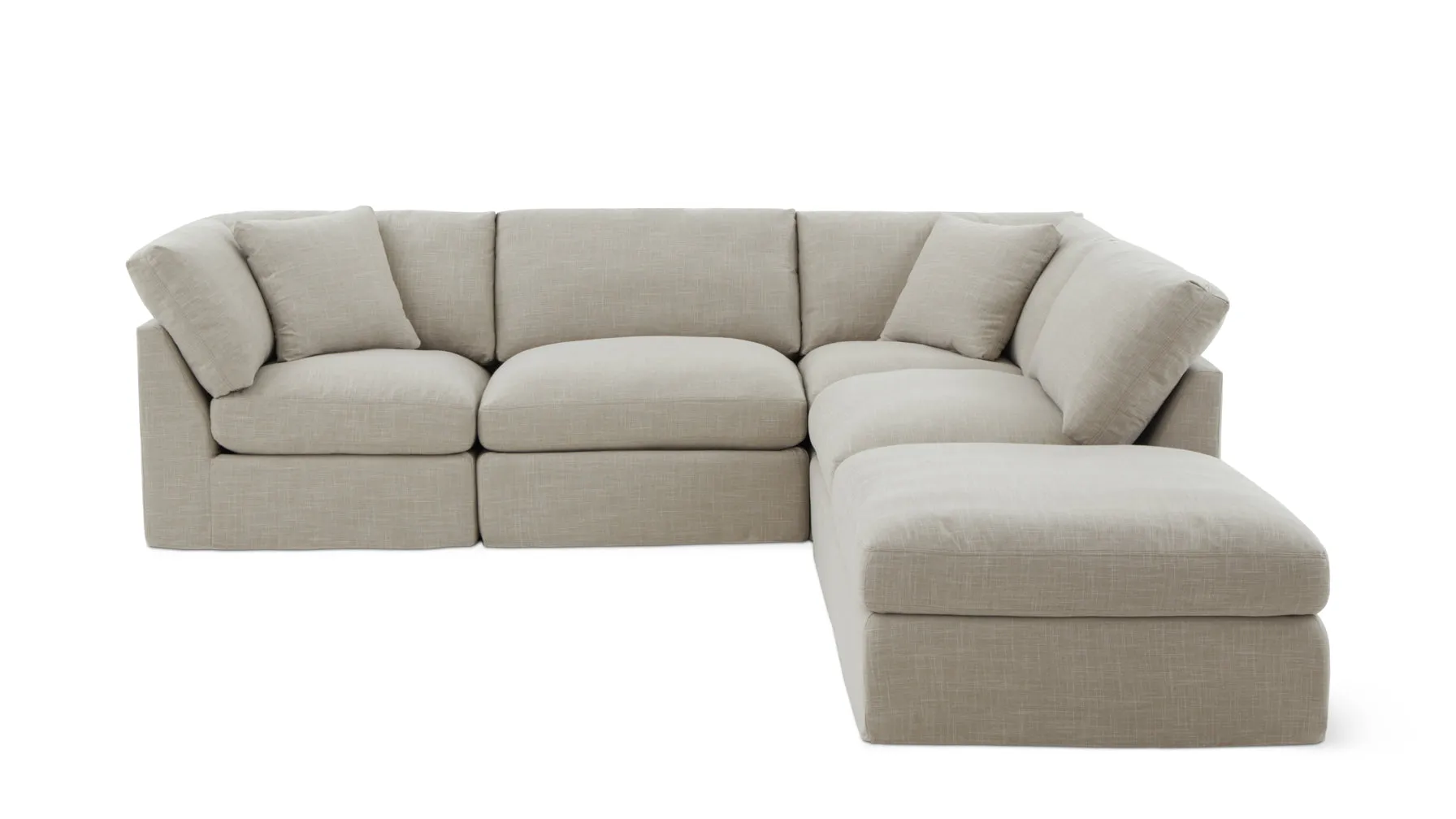 Get Together™ 5-Piece Modular Sectional, Standard, Light Pebble