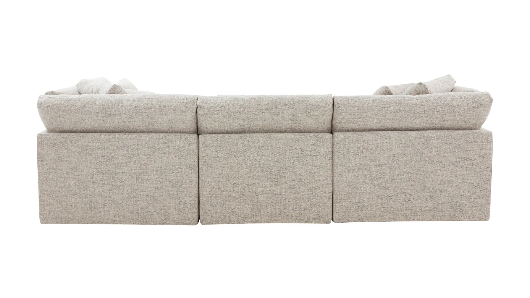 Get Together™ 5-Piece Modular U-Shaped Sectional, Large, Oatmeal