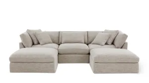 Get Together™ 5-Piece Modular U-Shaped Sectional, Large, Oatmeal