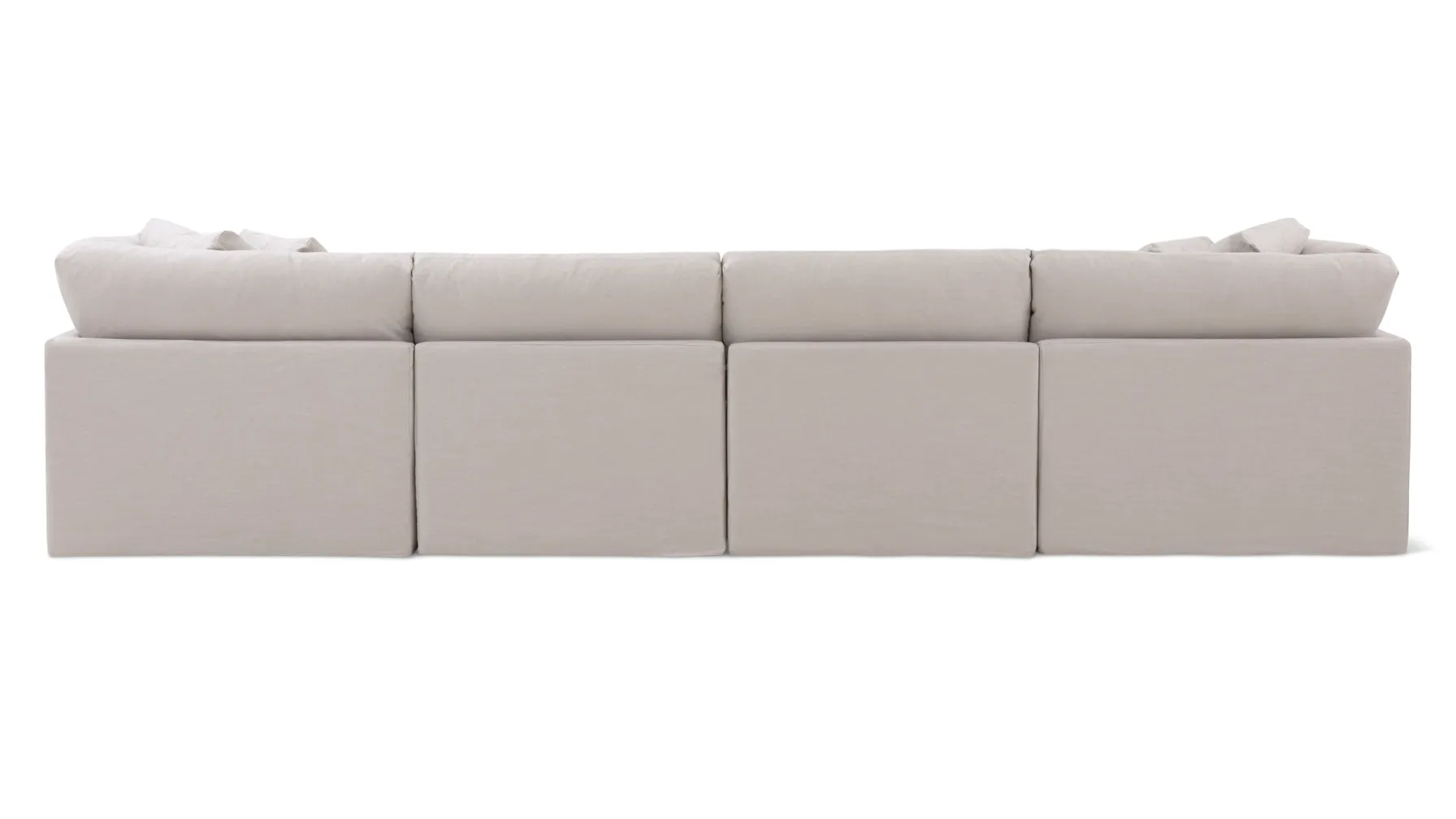 Get Together™ 6-Piece Modular U-Shaped Sectional, Large, Clay