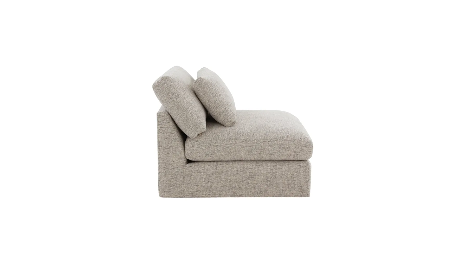 Get Together™ Armless Chair, Large, Oatmeal