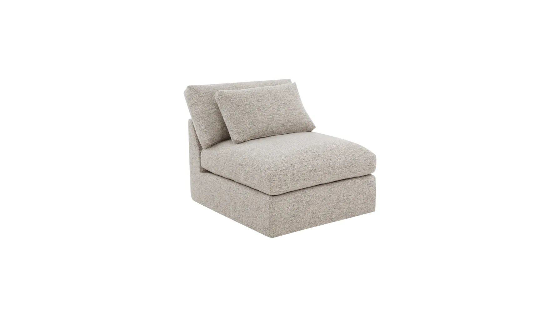 Get Together™ Armless Chair, Large, Oatmeal