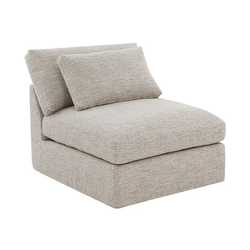 Get Together™ Armless Chair, Large, Oatmeal