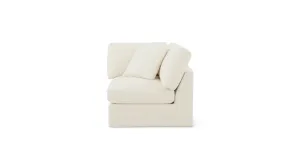 Get Together™ Corner Chair, Standard, Cream Linen