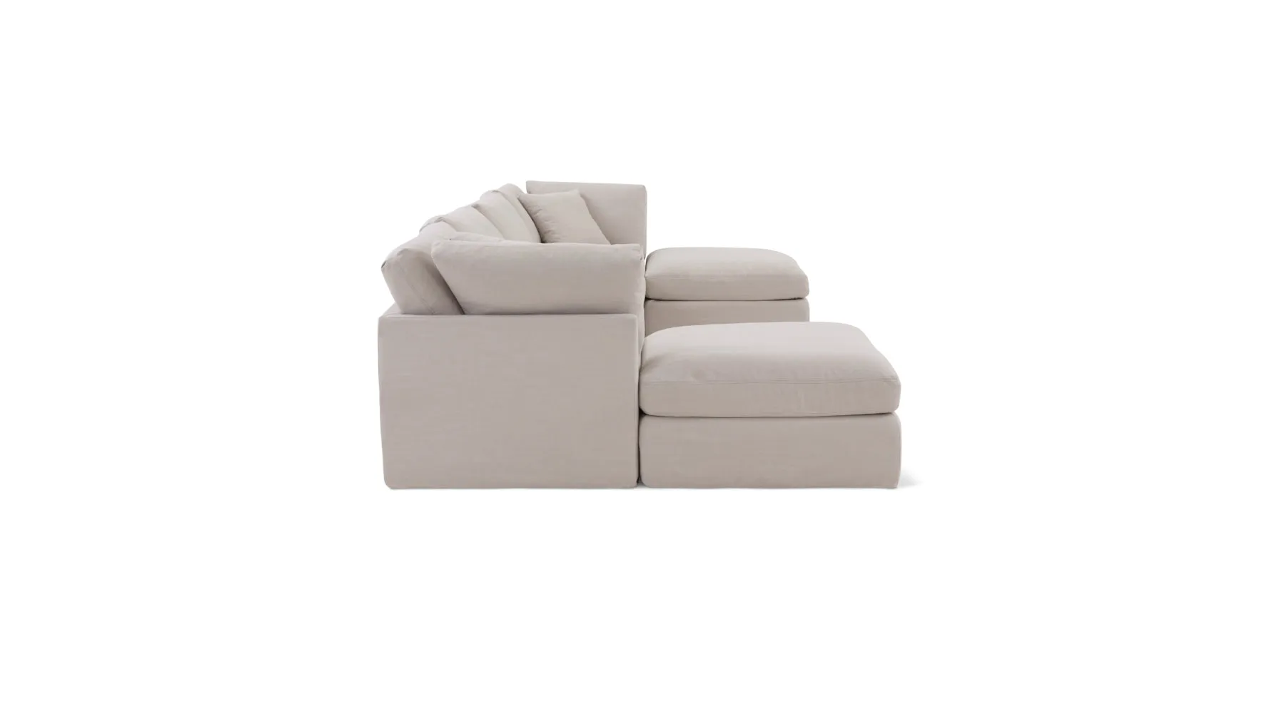 Get Together™ 6-Piece Modular U-Shaped Sectional, Standard, Clay