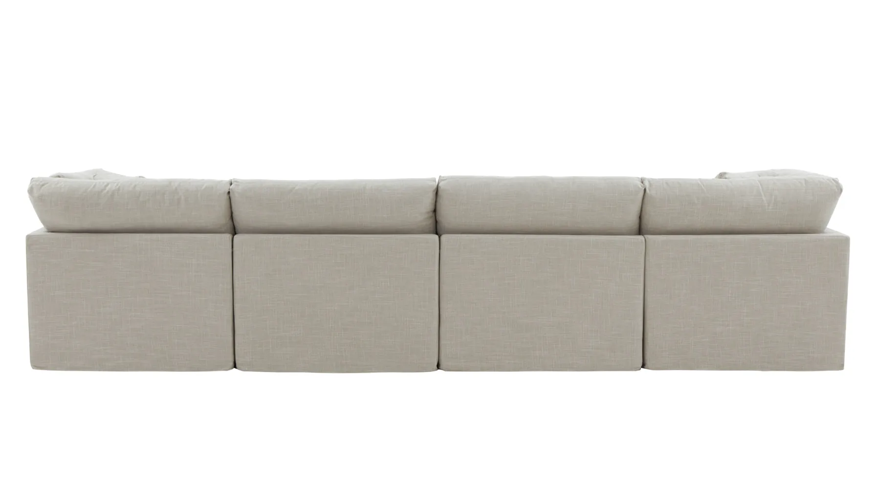 Get Together™ 6-Piece Modular U-Shaped Sectional, Standard, Light Pebble