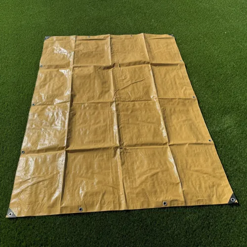 (Gold)Tan Poly Tarp 6' x 10' - Closeout Sale