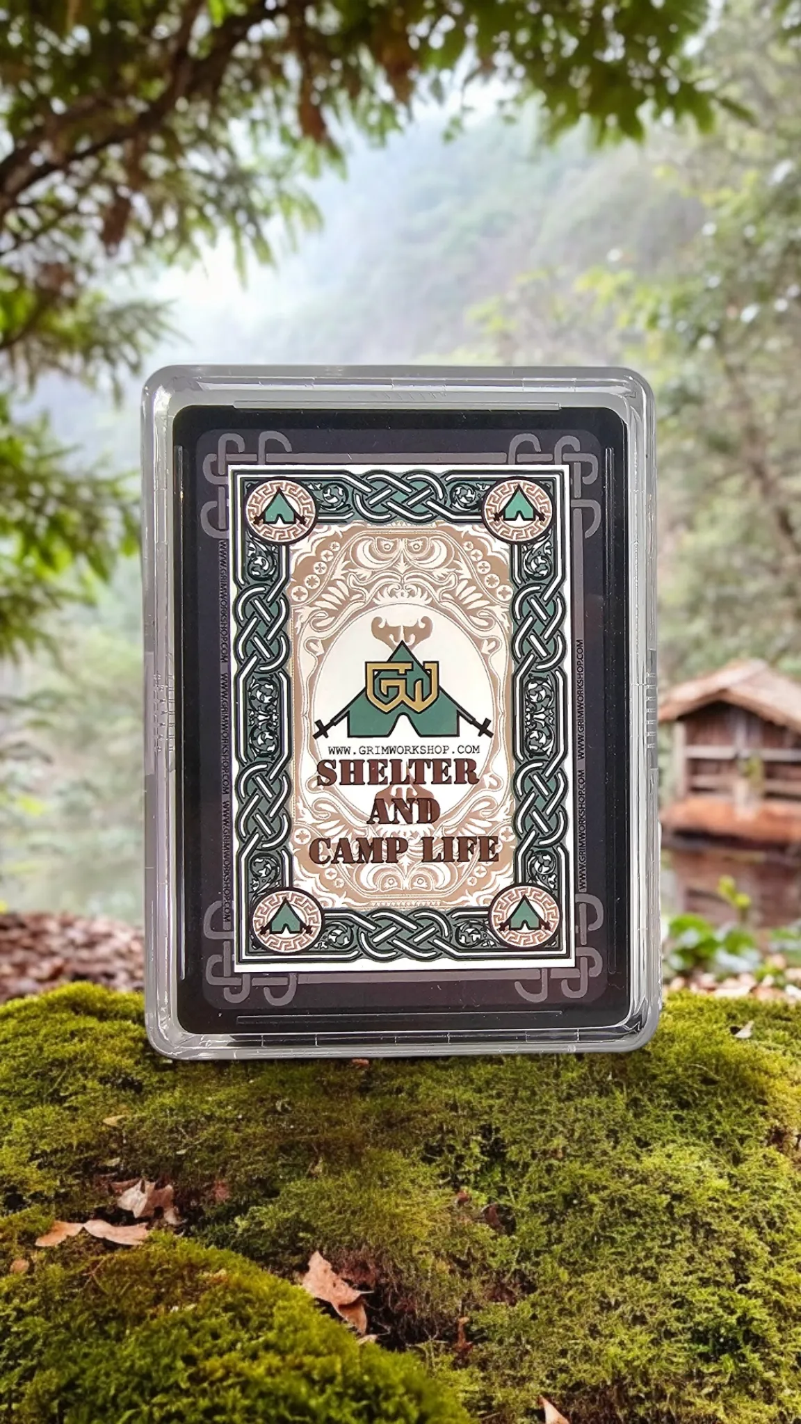 Grim Survival Playing Cards Shelter Building Deck : 54 Shelter Building and Camp Life Playing Cards