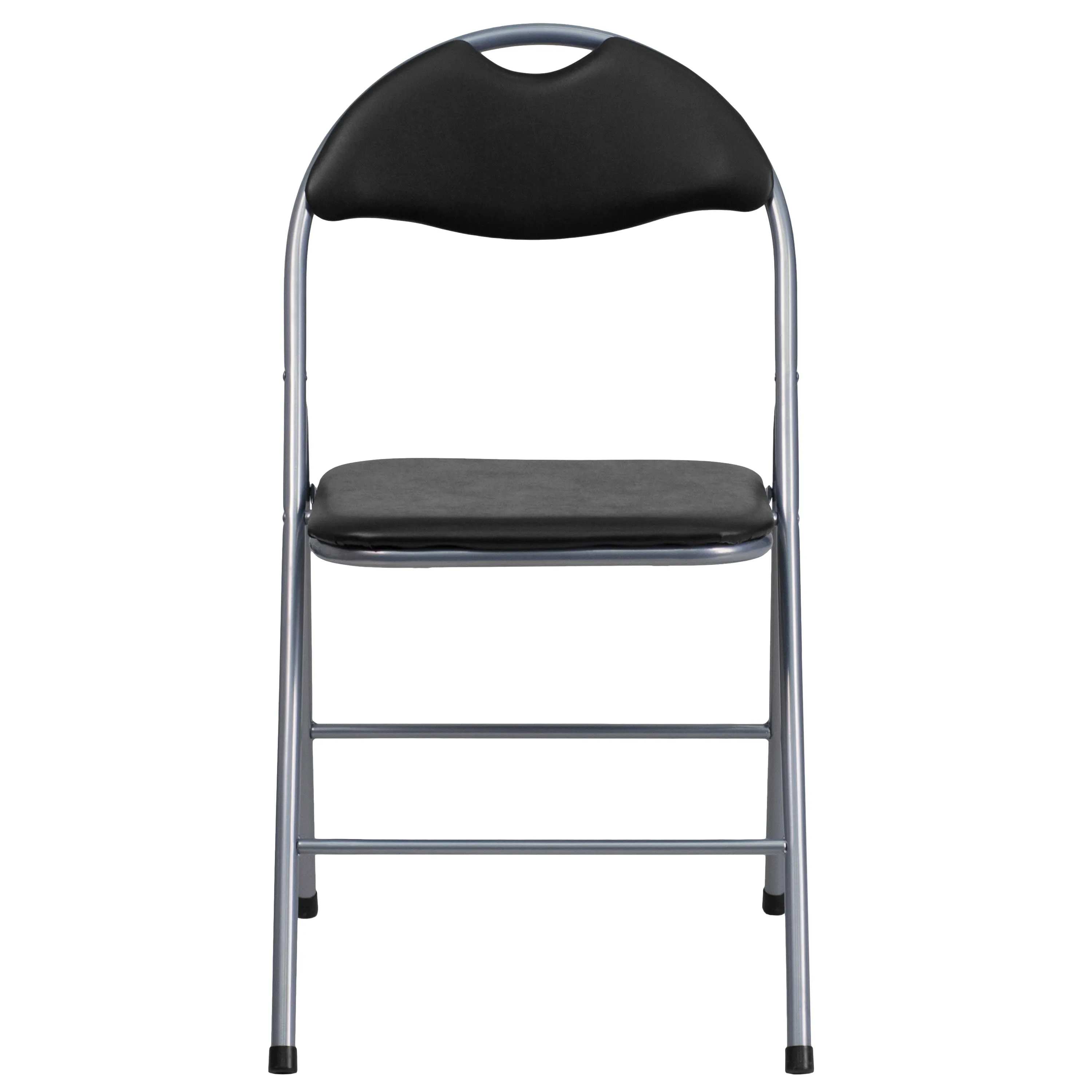 HERCULES Series Vinyl Metal Folding Chair with Carrying Handle