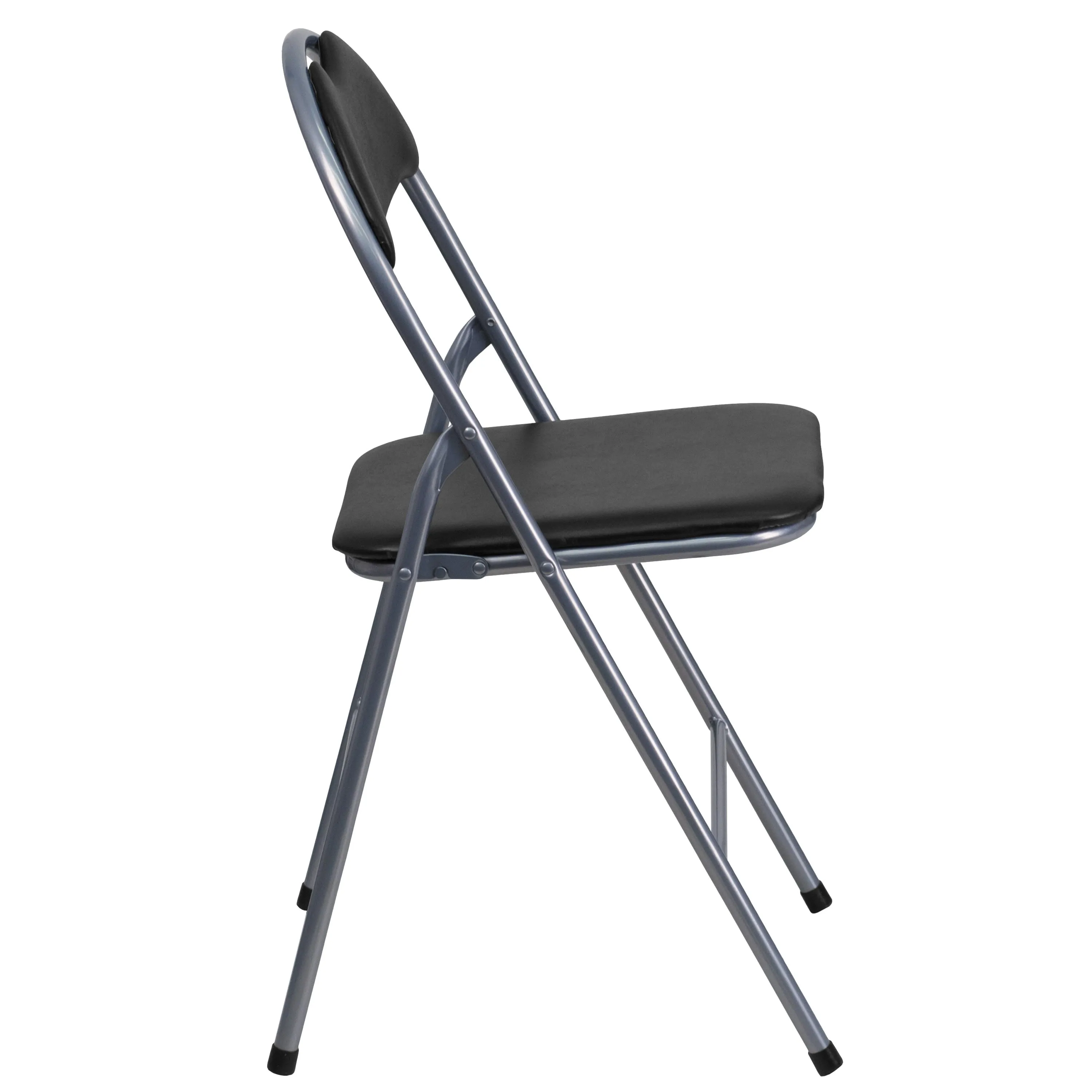 HERCULES Series Vinyl Metal Folding Chair with Carrying Handle