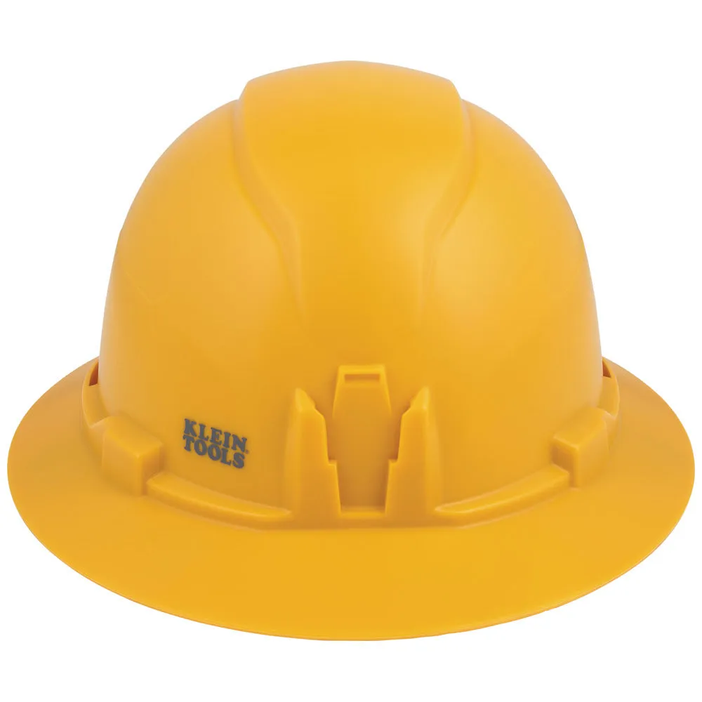 Klein 60489 Hard Hat, Non-Vented, Full Brim Style, Yellow