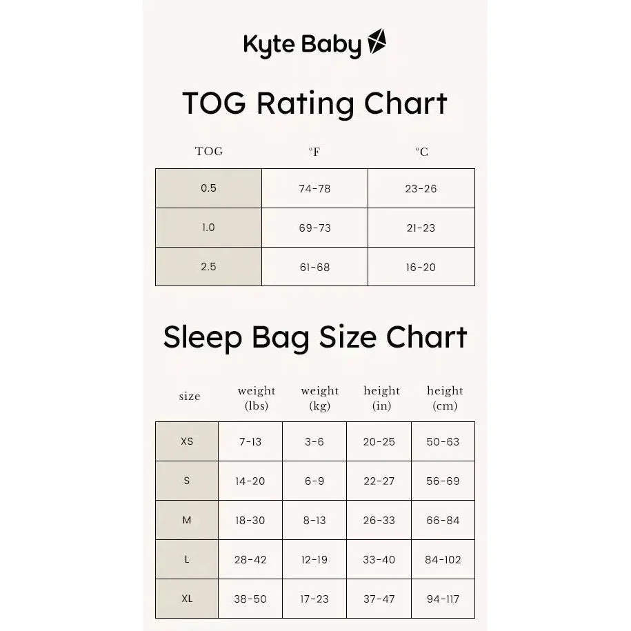 Kyte Baby - Sleep Sack - 0.5 TOG - Storm